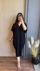 CH 446  V Neck Comfortable Long Top