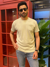 Crewneck Knitted Green T-Shirt