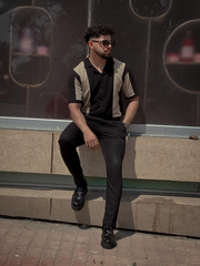 OLD MONEY AURA PANEL SHIRT.