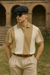 Old money Panel V collarTshirt