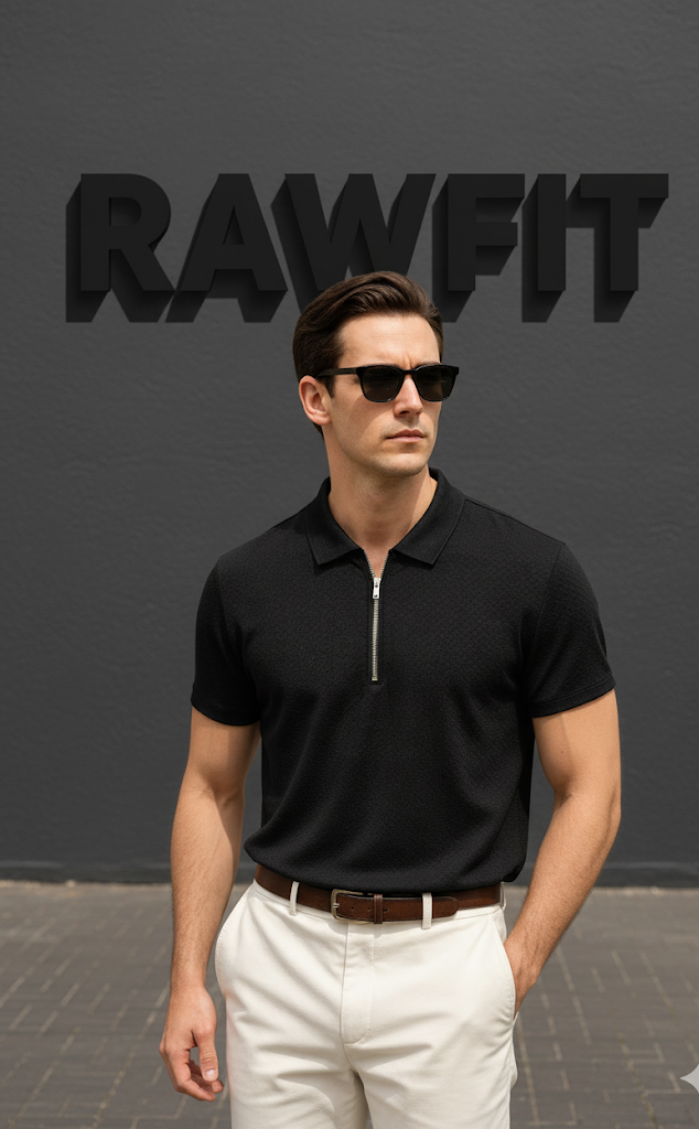 Elite Zip Polo - | RAWFIT