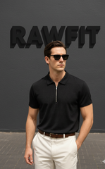 Elite Zip Polo - | RAWFIT
